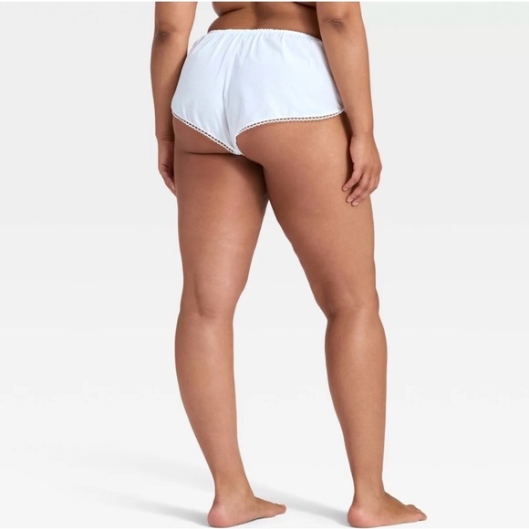 Target Other - Target Auden White Lace Cotton Lingerie Intimate Woven Bloomers Panti